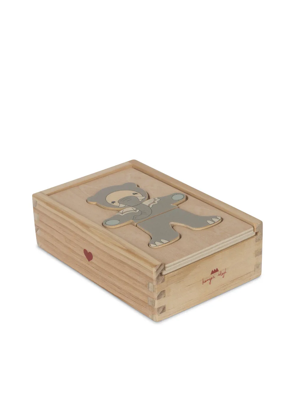 Wooden Teddy Dress-up Puzzle