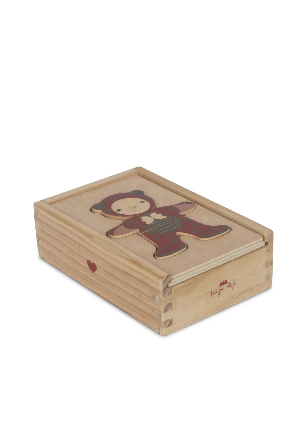 Wooden Teddy Dress-up Puzzle
