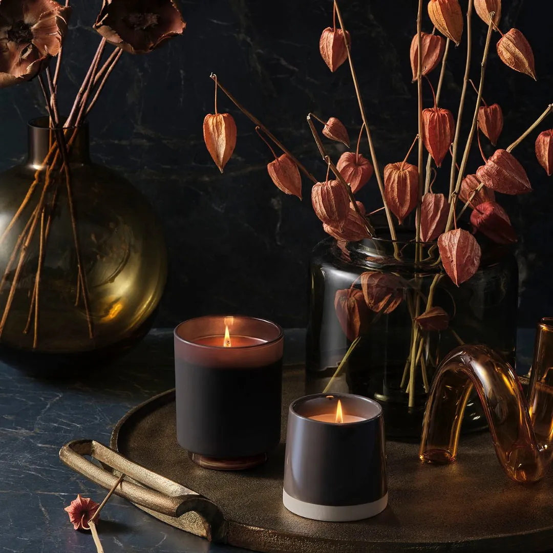 Woodfire Mercury Pumpkin Candle